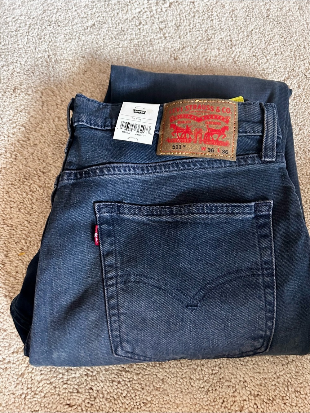 Levi's Slim Men's Jeans in Grey/Blue Wash
